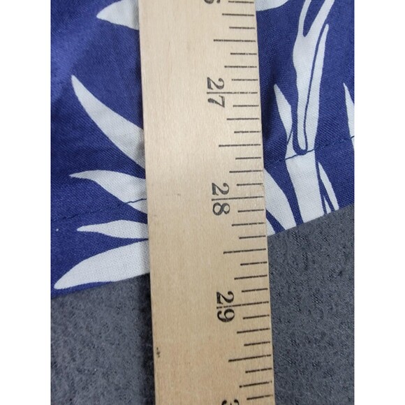 Tampa Bay Rays Shirt Mens Large Blue White MLB Baseball Hawaiian Reyn Spooner - Picture 9 of 10